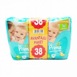 پوشک پریما 5 چسبی تعداد 38 عددی