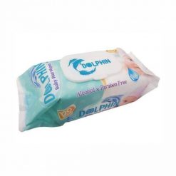 دستمال مرطوب کودک دلفین بسته ۱۲۰ عددی